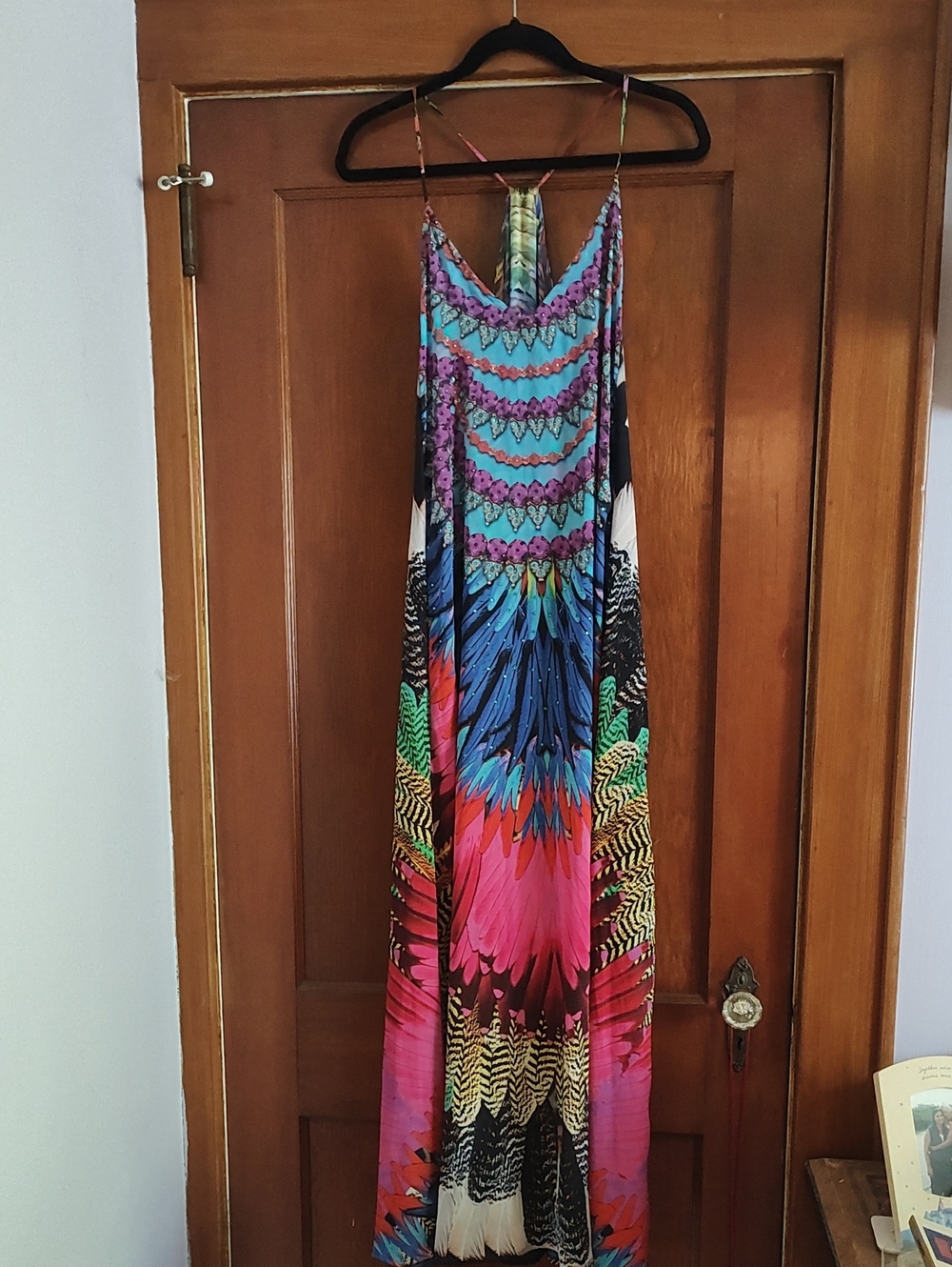 Vibrant Multicolor Maxi Dress - Strappy Summer Dress